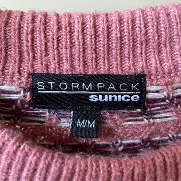 Icelandic neutral pink sweater M - Picture 3 of 3